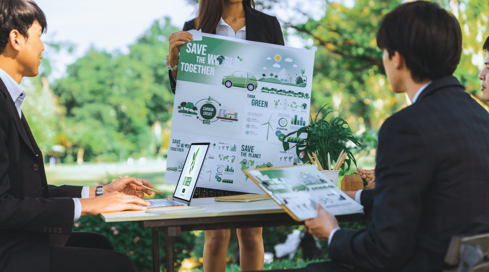 Group of asian business people presenting environmentally friendly development plan and sustainable technology project for greener future, establishing outdoor eco business office at natural park.Gyre SSUCv3H4sIAAAAAAAACpxSy24kIQy8r7T/MOIcJBpoHvmV1R7Mawalp4loOlEU5d8X+iXOe8Nlu1wu/P371+2GDCzRotfbd4tqHKdpXUqGEtNcYfJy4NnPzuce+chMkB6A2EfexZJyhKkHDRT7mOHpKziv09Tgny2JlgJlXfzStByQheLvlWMHL4pd8J89vp2JLVk7agqhlw5bVrNhJ7ST/1fn/vh7LXz3s/3aBHeLZD952Bc5NCIdTBDBeyz4qDCXZMSGjIB1kNY46ZjX4zkZBSKICZbiMDCJOVESgyQOU0a1AwqSD3AVE1ZhpgLmASzmI1UYmFCYmTqKhMExF65iqii32jY+IaoMpbHRIuBB6cEZS6lldlt23xC9fRafn/2PwOpi6j7jI1mYWgHrDHjP0cb53rWl8thu52yzaZ1Lbs5dhqMppXcwU7uMUDn9iT9gWWq5O/FukK2Xmp7dnDmVzfeDFbl6QC0cGGOcDpxJpqsv1aajYD+6R6w8m5yTqMb2Lbp+9dgUID6yAZzgWI5Ut59UWFvuqoUykKA0FZ5WC3/+AQAA//8DAGf9+6RdAwAA