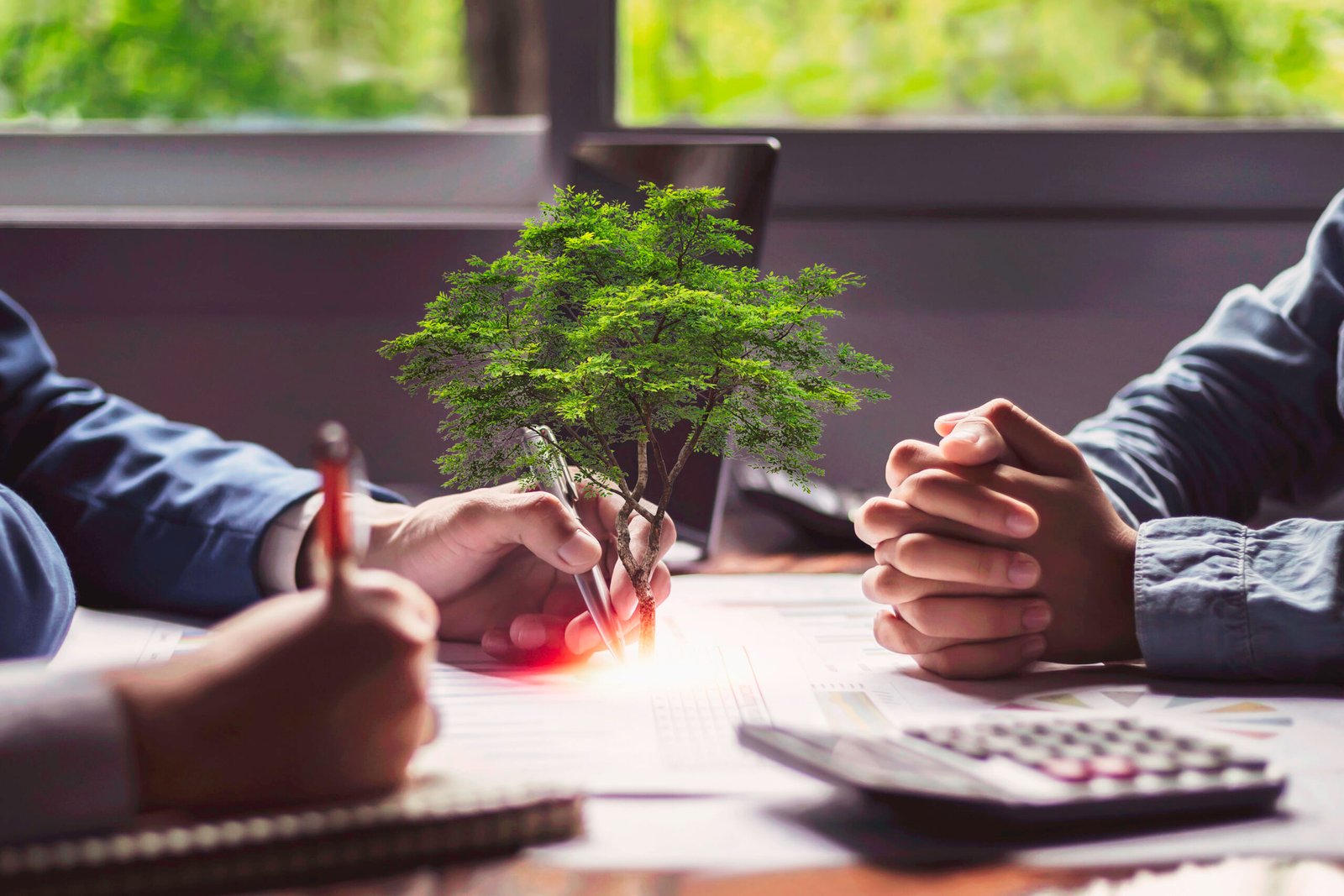 New businessmen are meeting for business planning