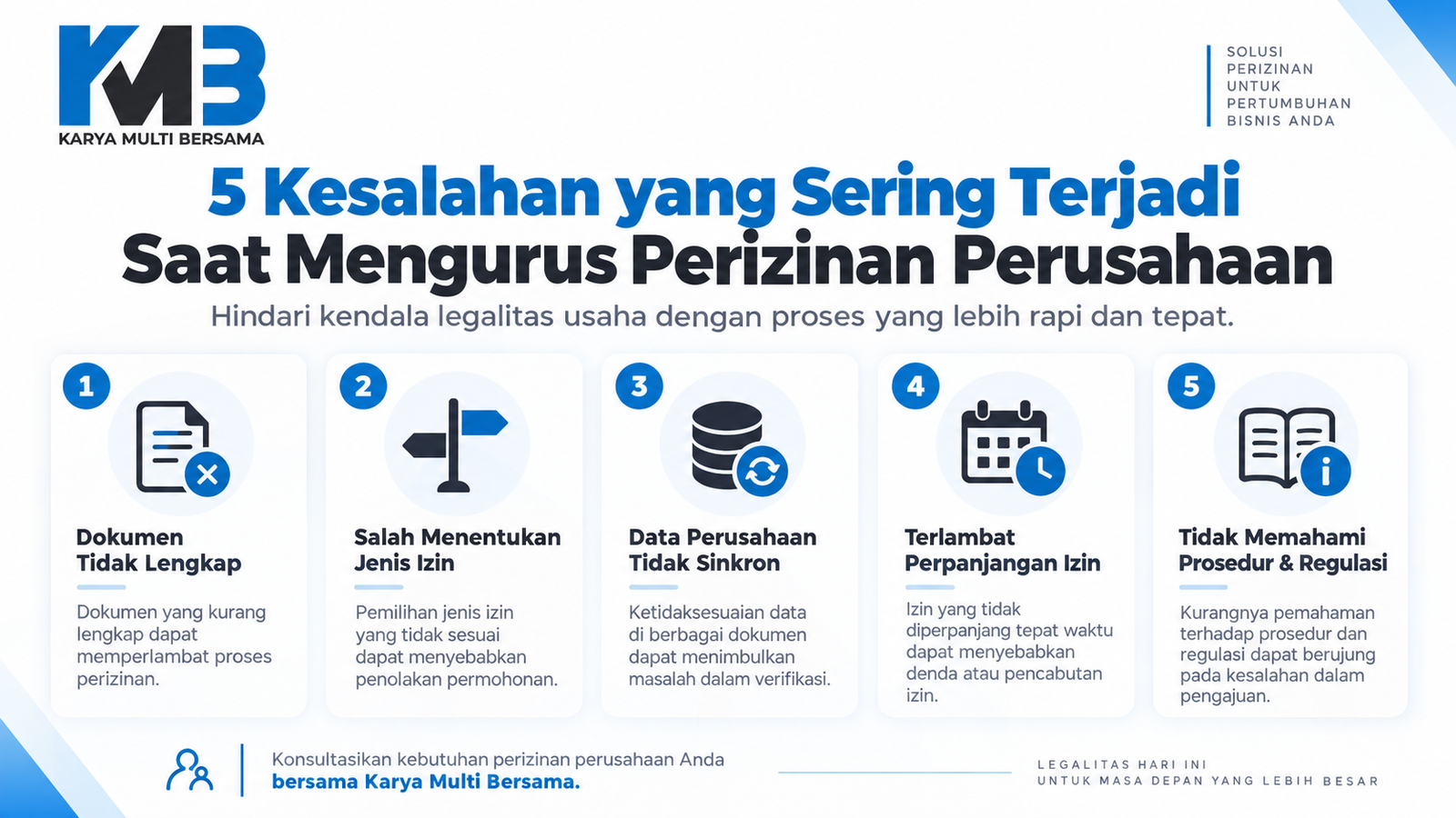 5 Kesalahan yang Sering Terjadi Saat Mengurus Perizinan Perusahaan